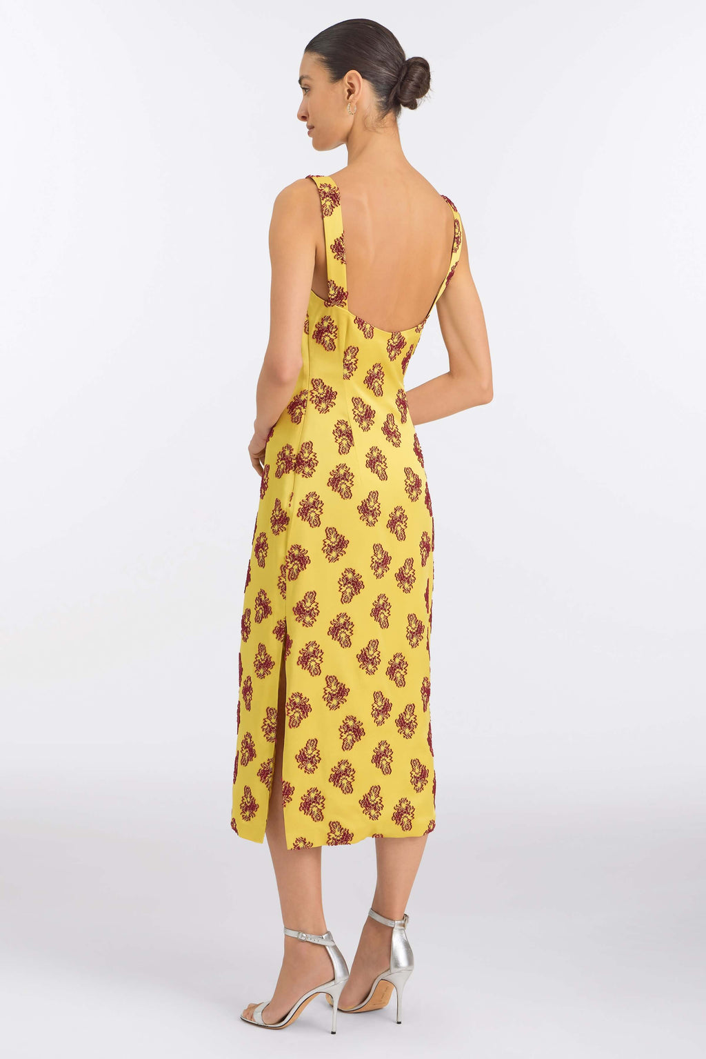 Dancing Queen Citrine Midi Dress