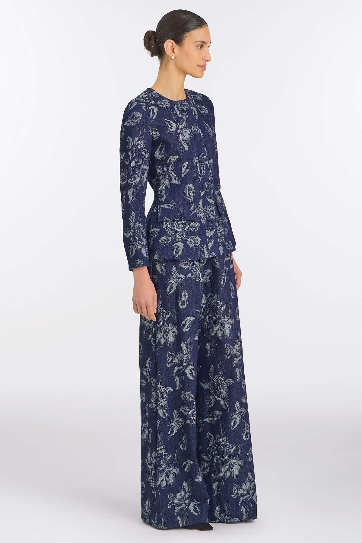 Ila Floral Denim Trousers