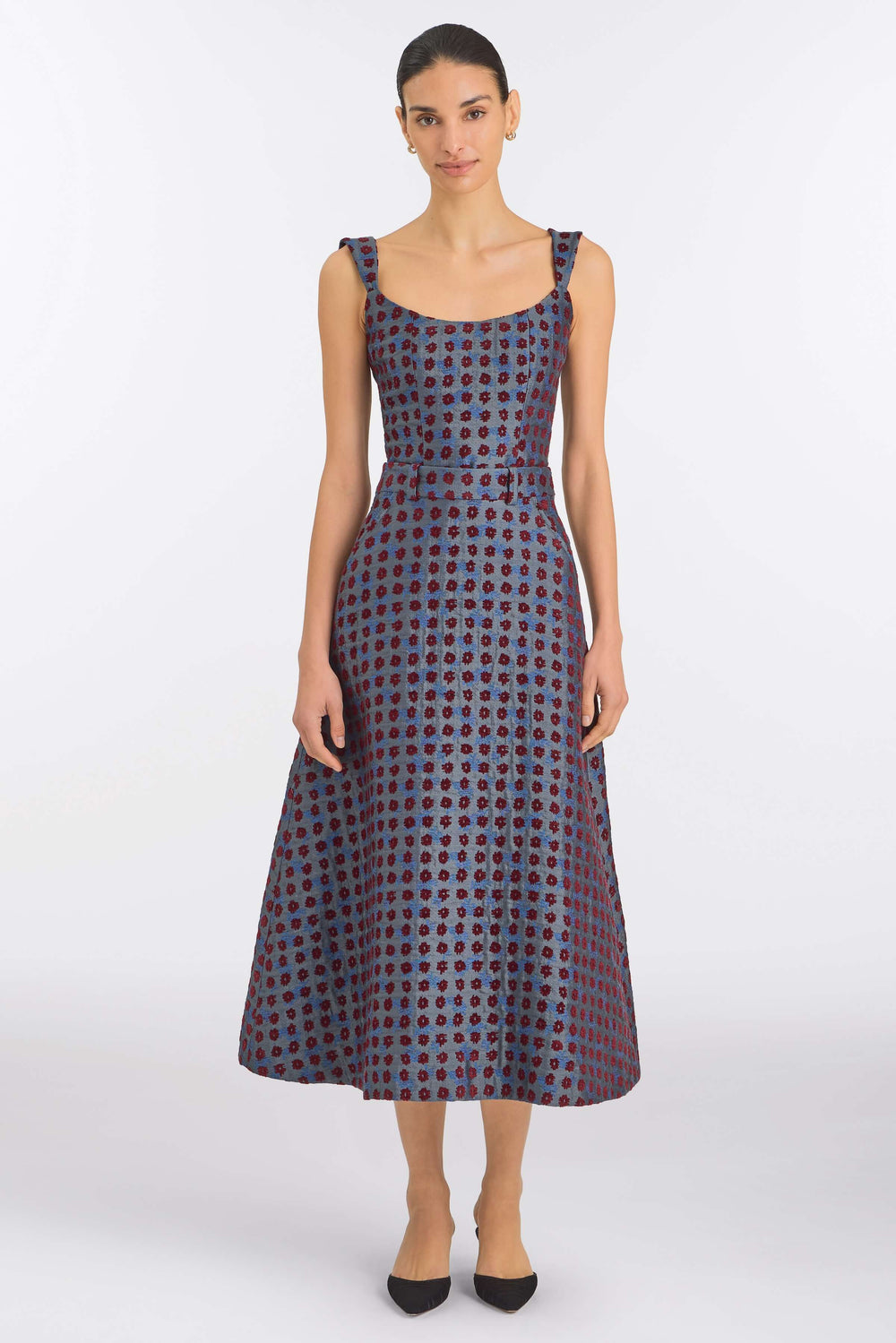 Maisie Teal Tapestry Top