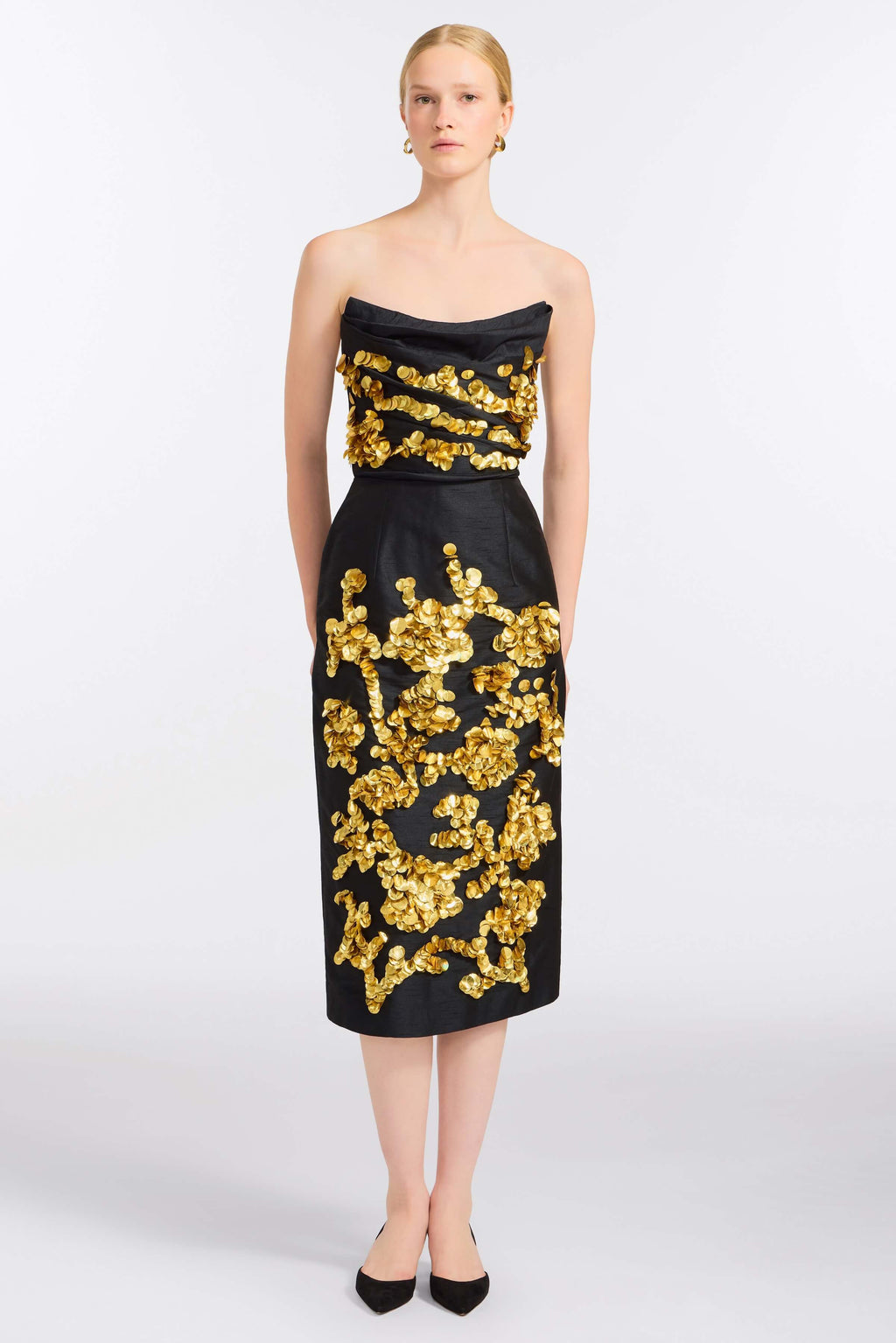 Mirage Sequin Embellished Midi Skirt