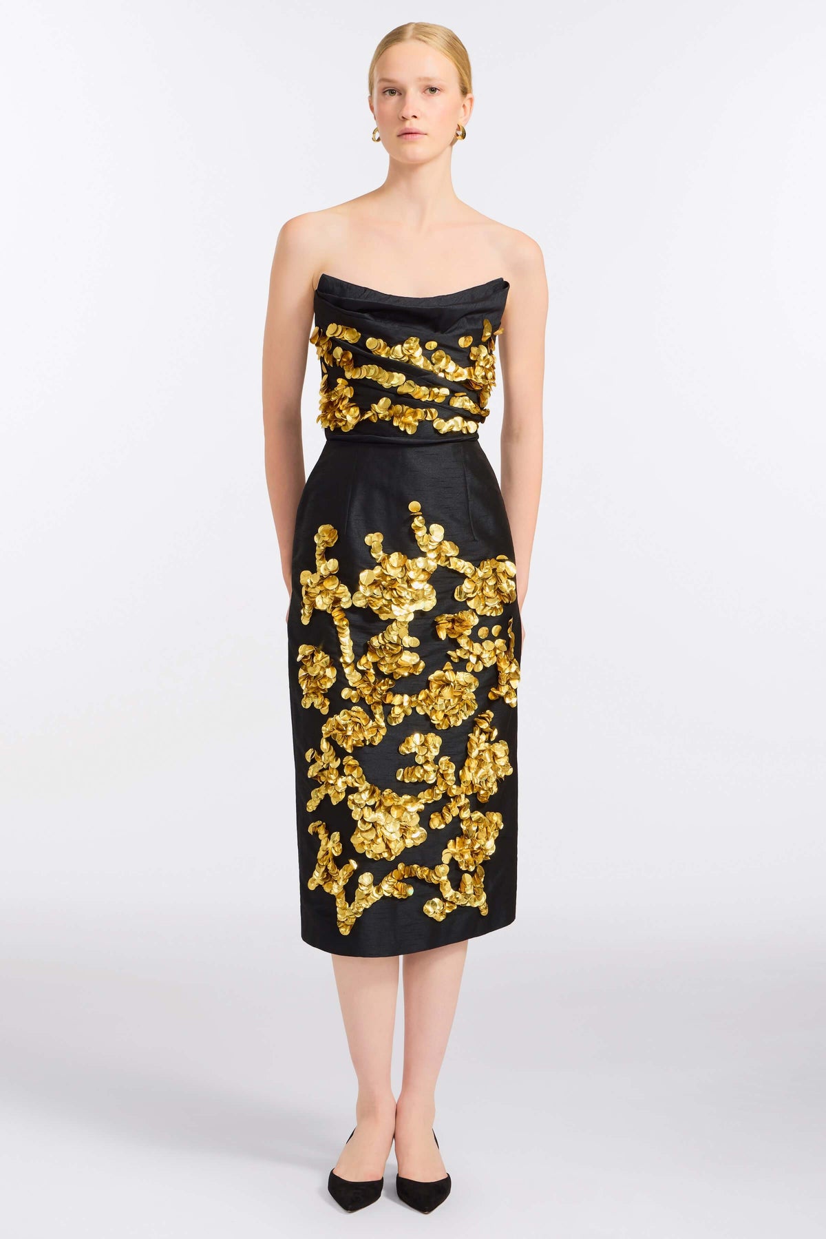 Mirage Sequin Embellished Midi Skirt