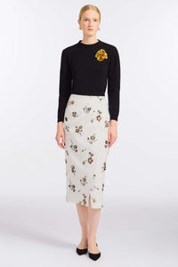 Romy Sequin Embellished Sweater