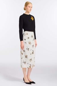 Romy Sequin Embellished Sweater