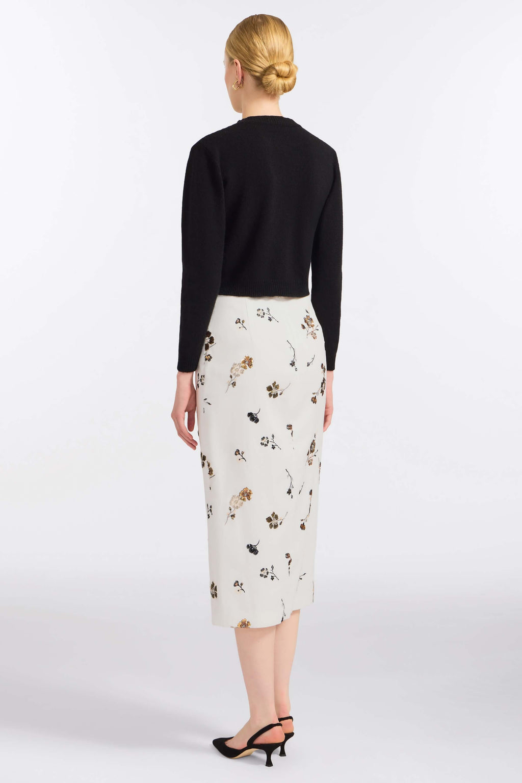 Romy Sequin Embellished Sweater