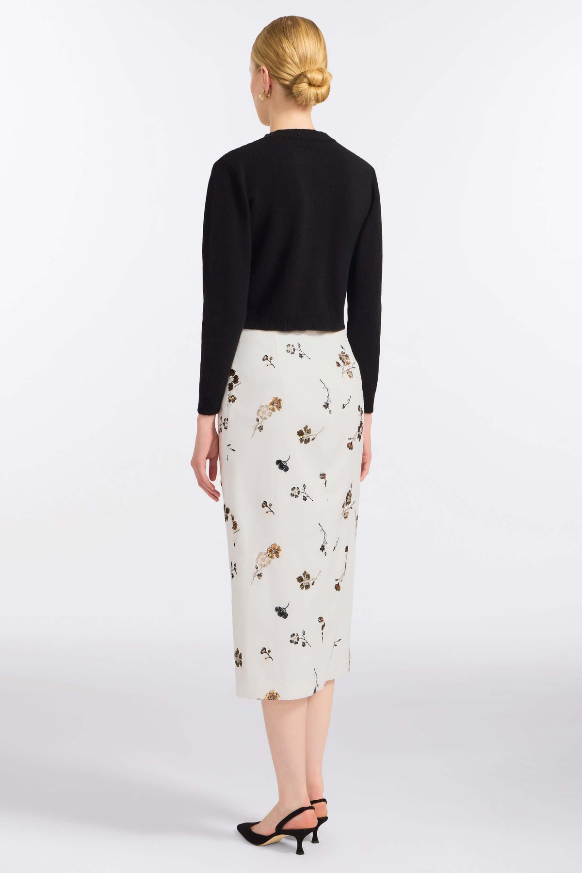 Romy Sequin Embellished Sweater