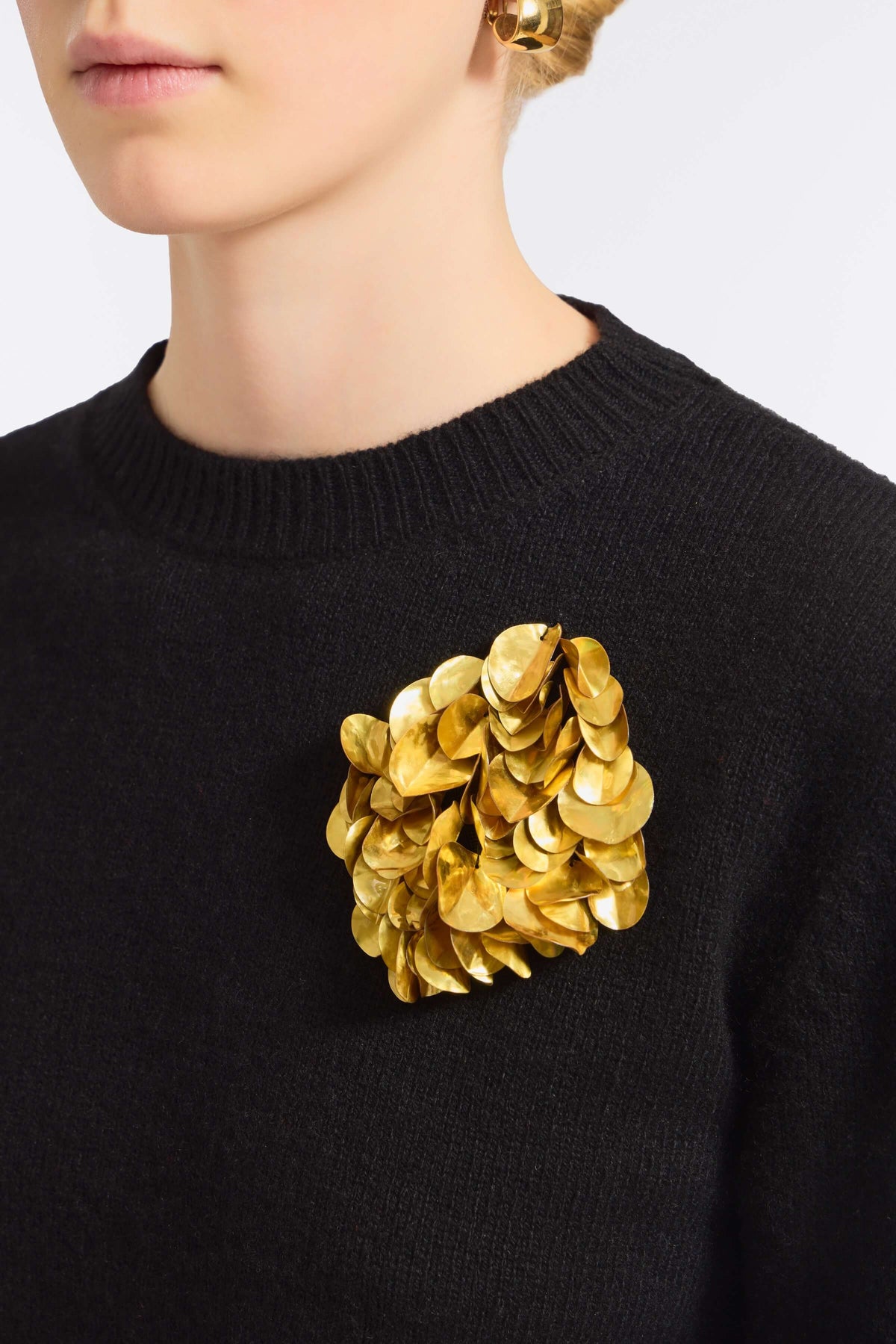 Romy Sequin Embellished Sweater