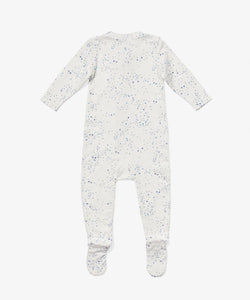 Marley Zip Footie in Blue Star