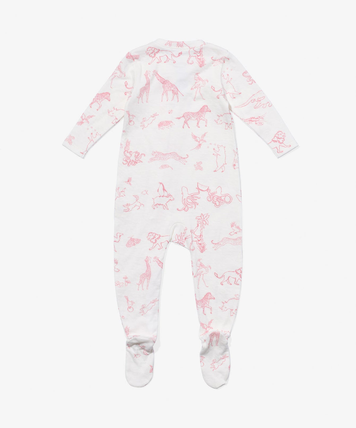 Marley Zip Pajama in Rose Animal Parade