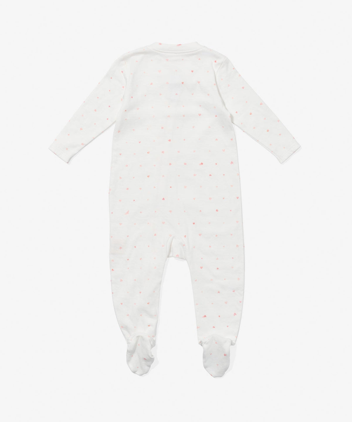Marley Zip Pajama in Rose Hearts
