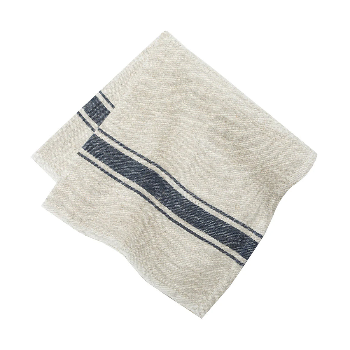 Marseille Napkins in Blue & Natural, Set of 4