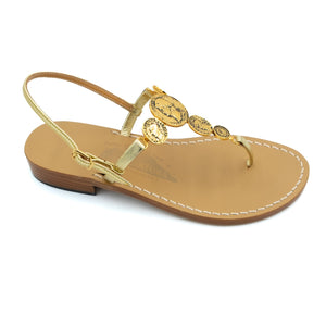 Marta Leather Thong Sandal
