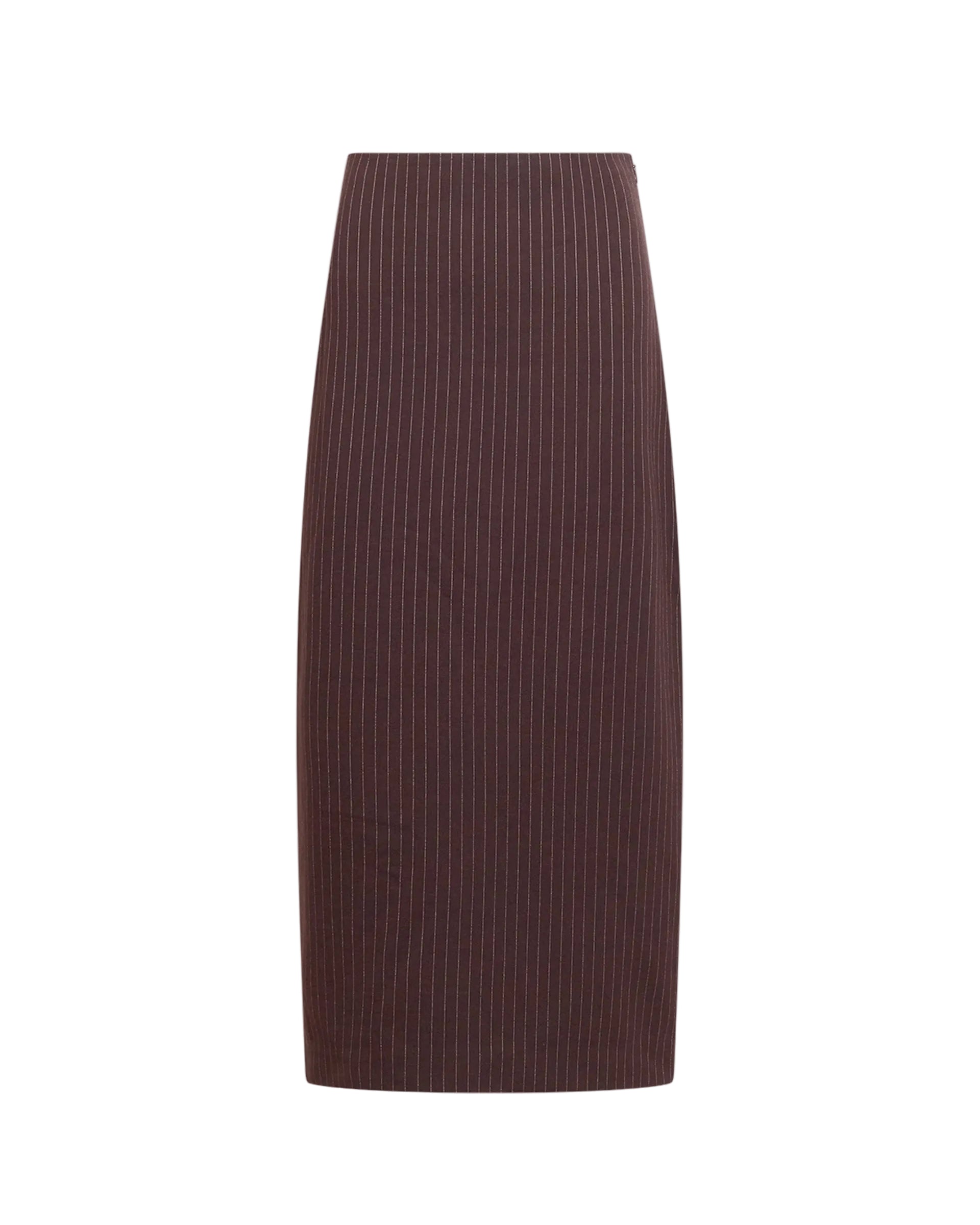 Matilda Skirt in Dark Fig/Cream Multi