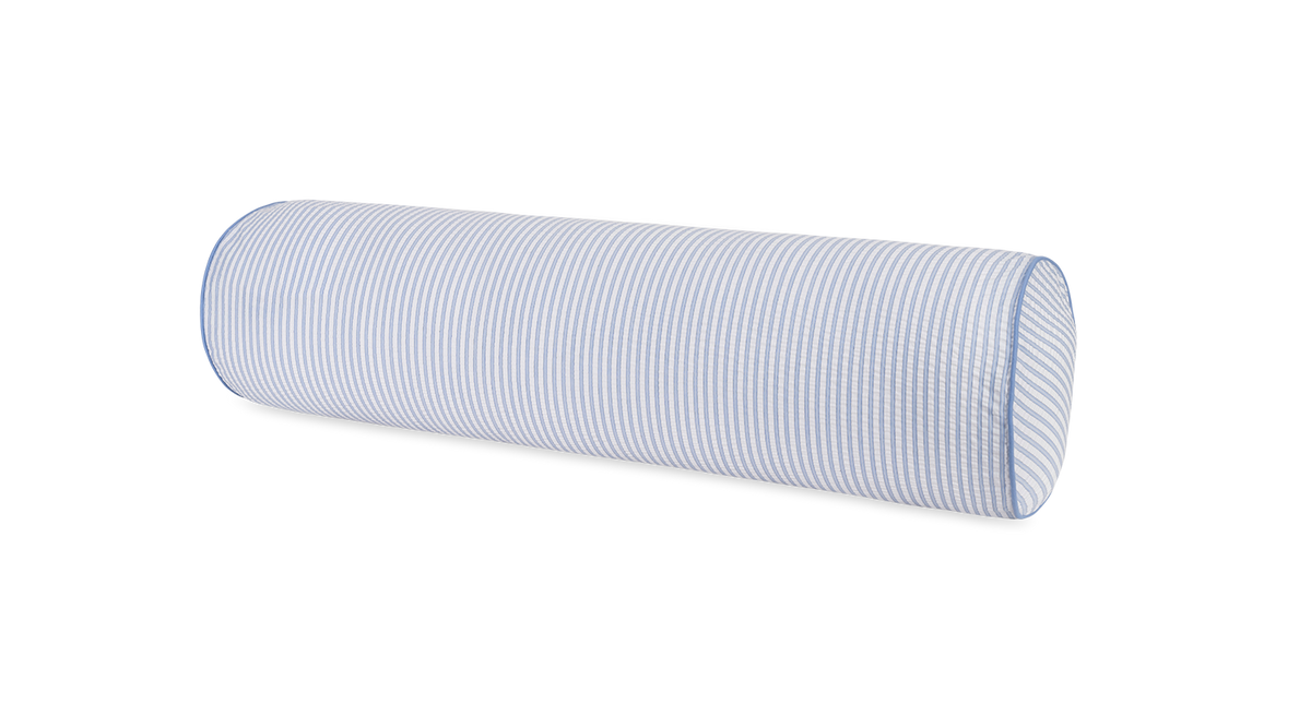 Matteo Bolster Pillow Cover in Azure