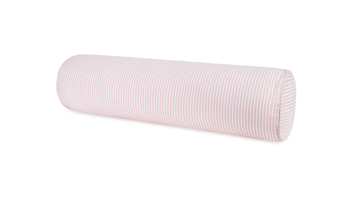 Matteo Bolster Pillow Cover in Pink