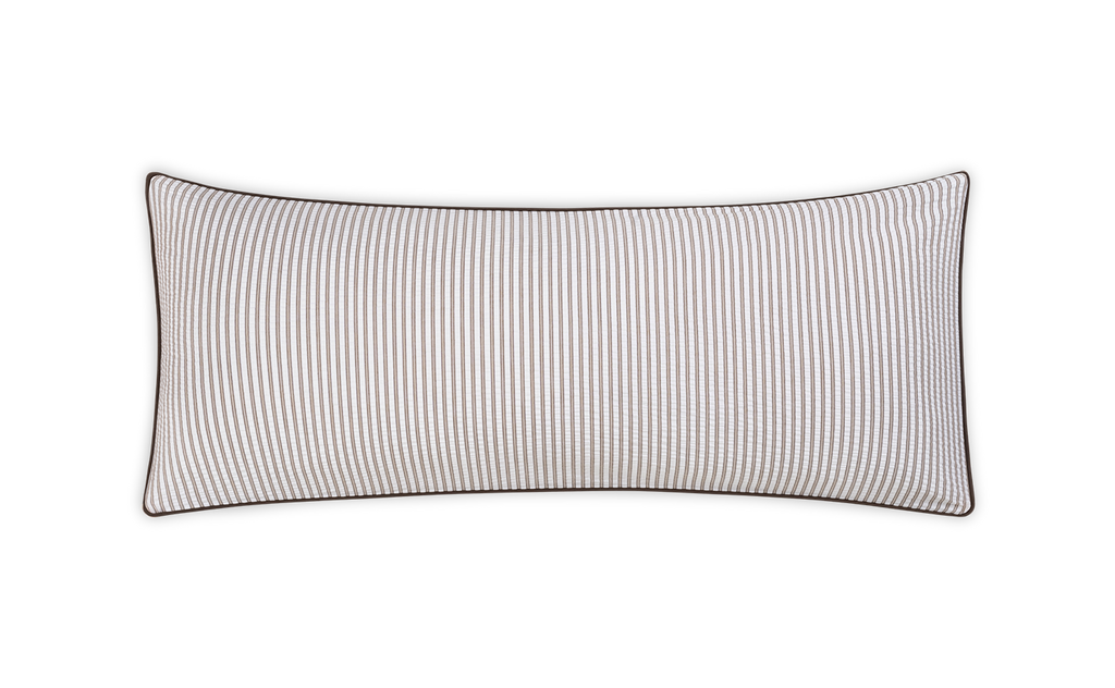 Matteo Lumbar Pillow Cover in Bark