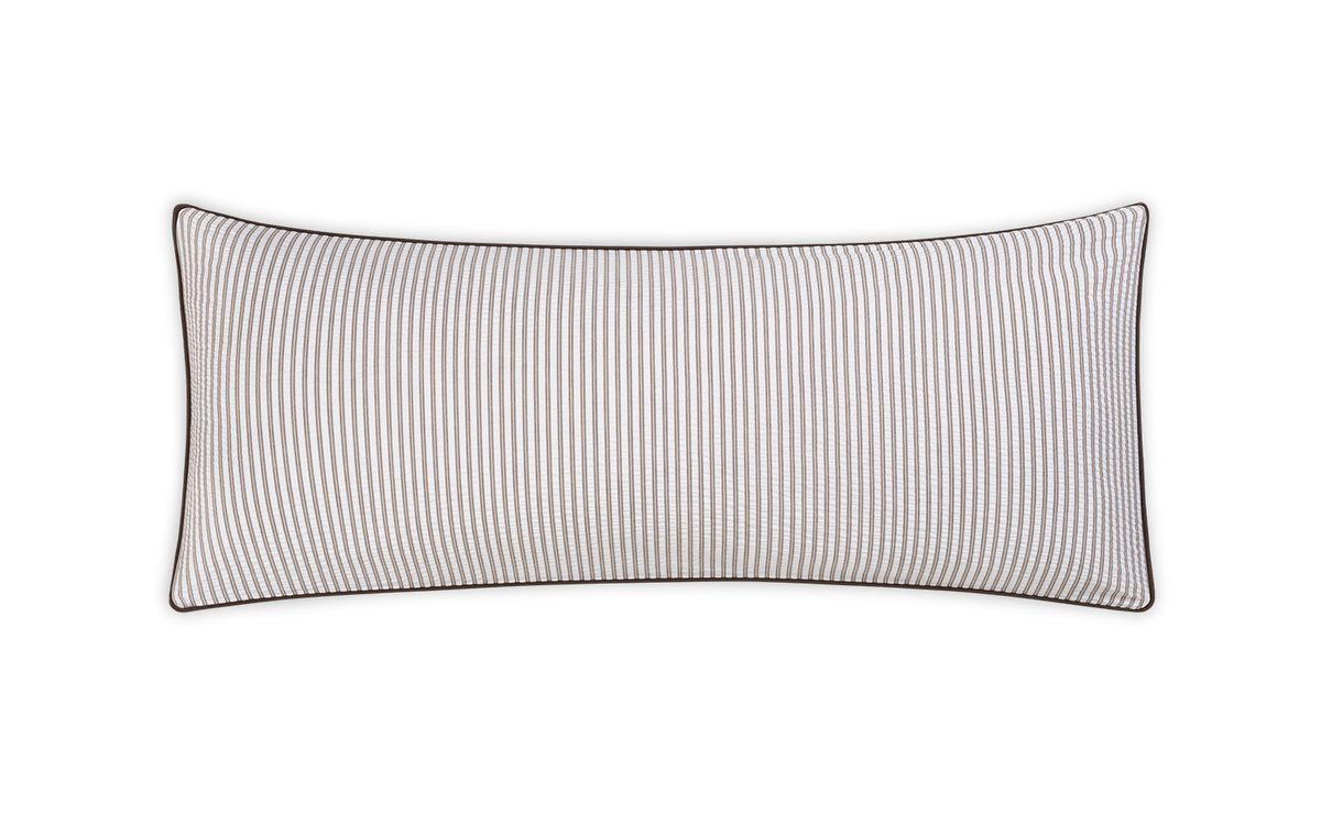 Matteo Lumbar Pillow Cover in Bark