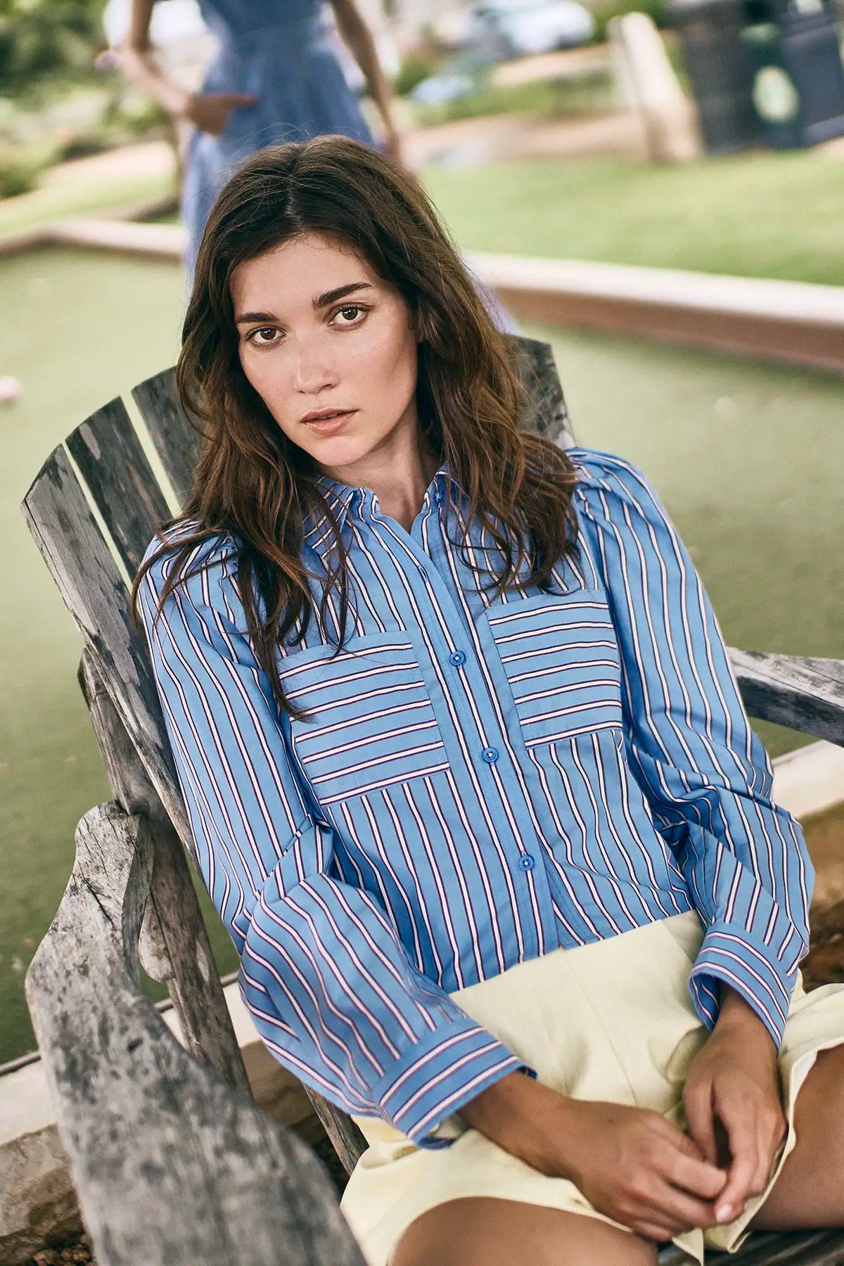 Maven Shirt in Marfa Stripe