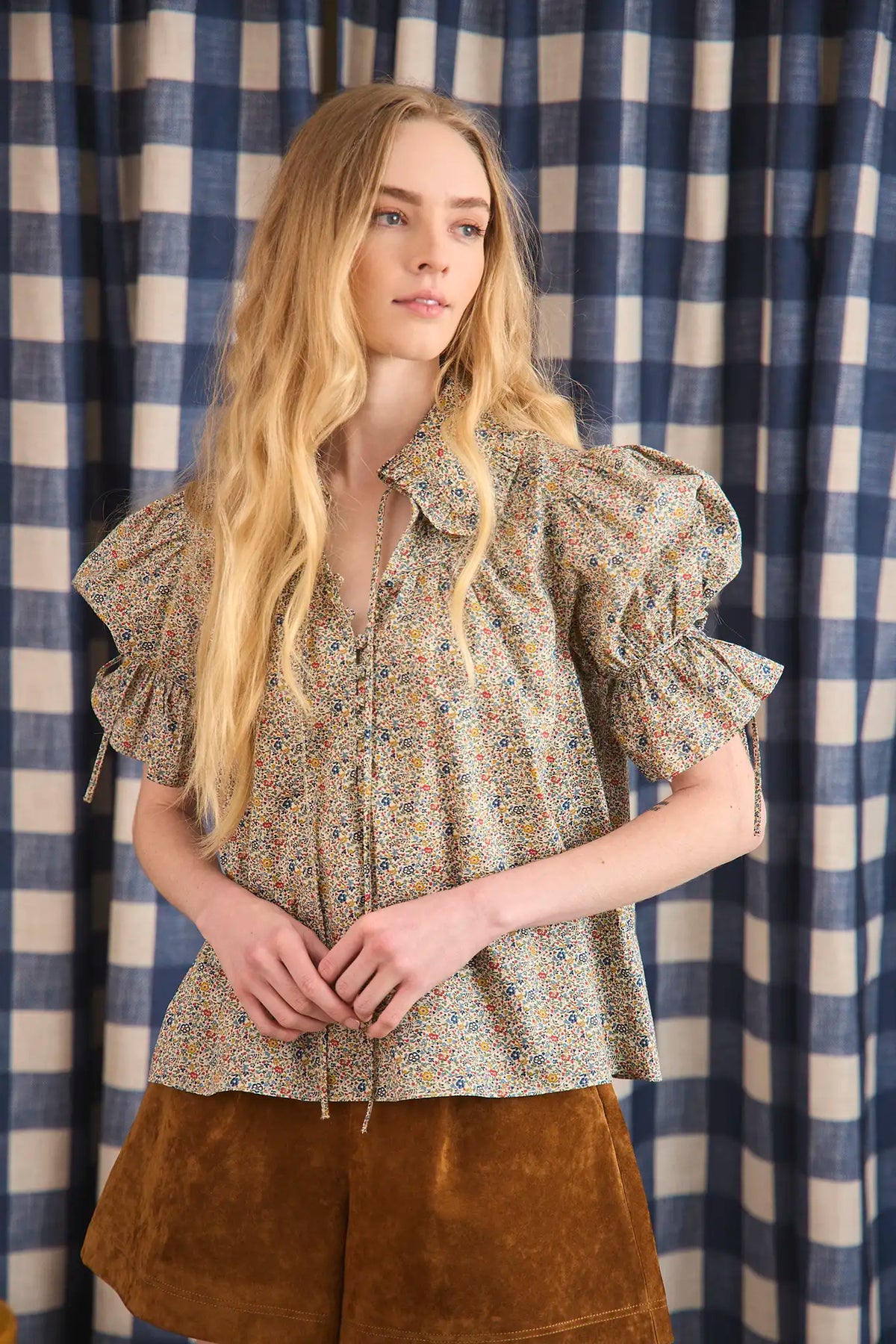 Mayfair Blouse - Made with Liberty Fabric in Katie and Millie