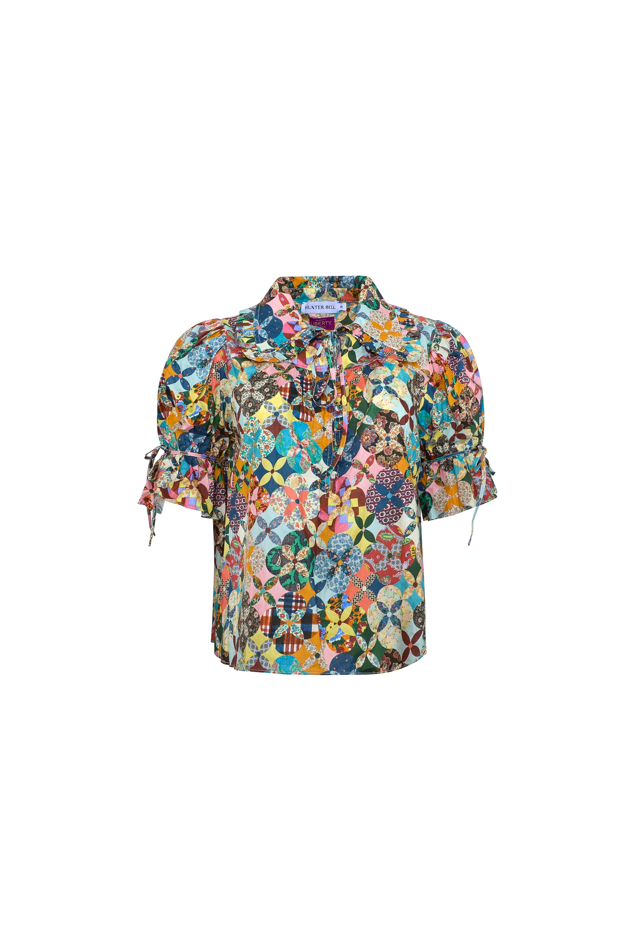 The Mayfair Blouse in Picnic Quilt. 