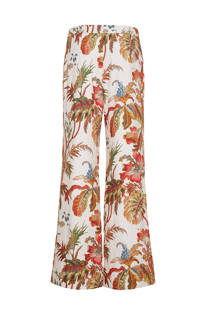 Mayflower Pants in Fauna Floral Ivory