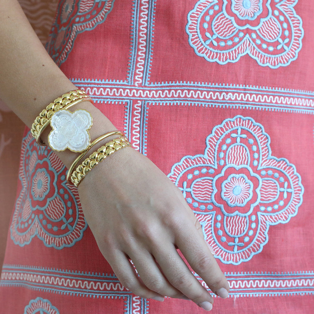 Cerise Bleu Meadow Maxi Dress