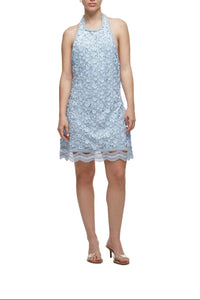 Medianoche Mini Dress in Blue