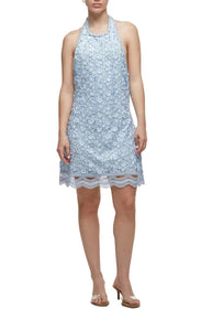 Medianoche Mini Dress in Blue