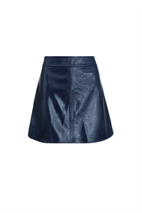 Meeghan Mini Skirt in Midnight Blue