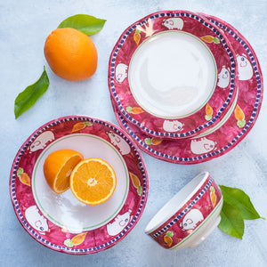 Melamine Campagna Four-Piece Place Setting