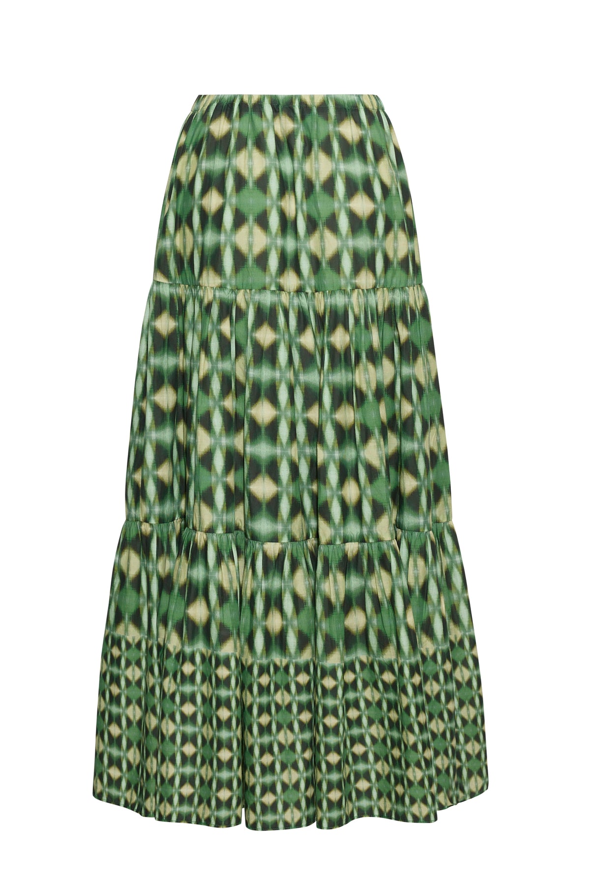 Melanie Skirt in Ashford Geo Moss