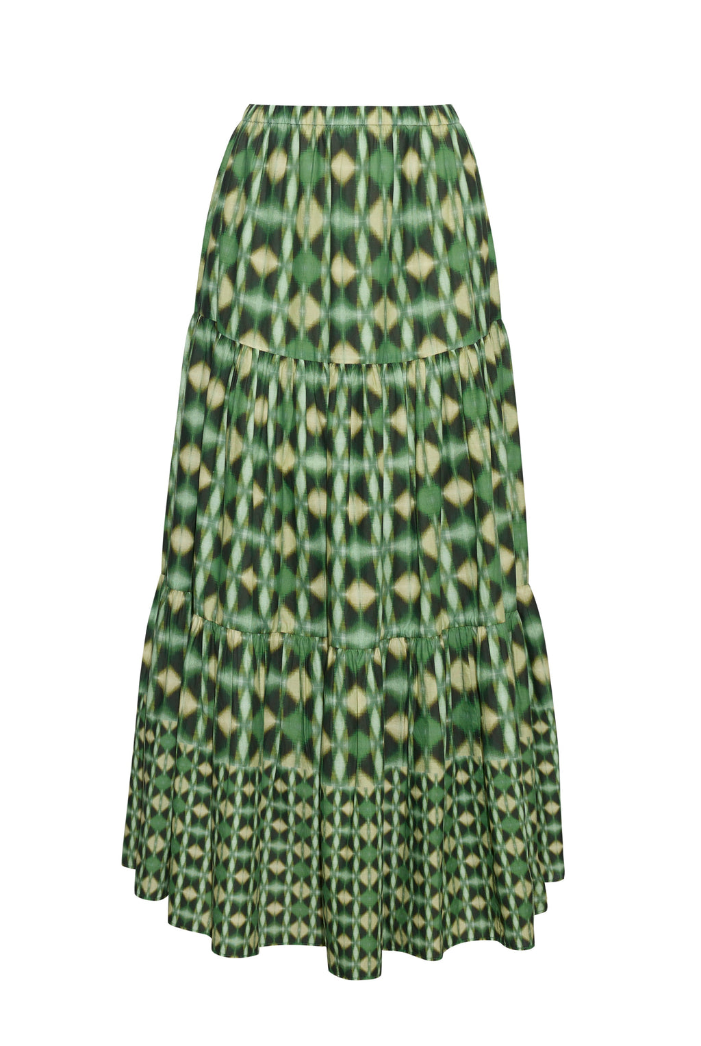 Melanie Skirt in Ashford Geo Moss