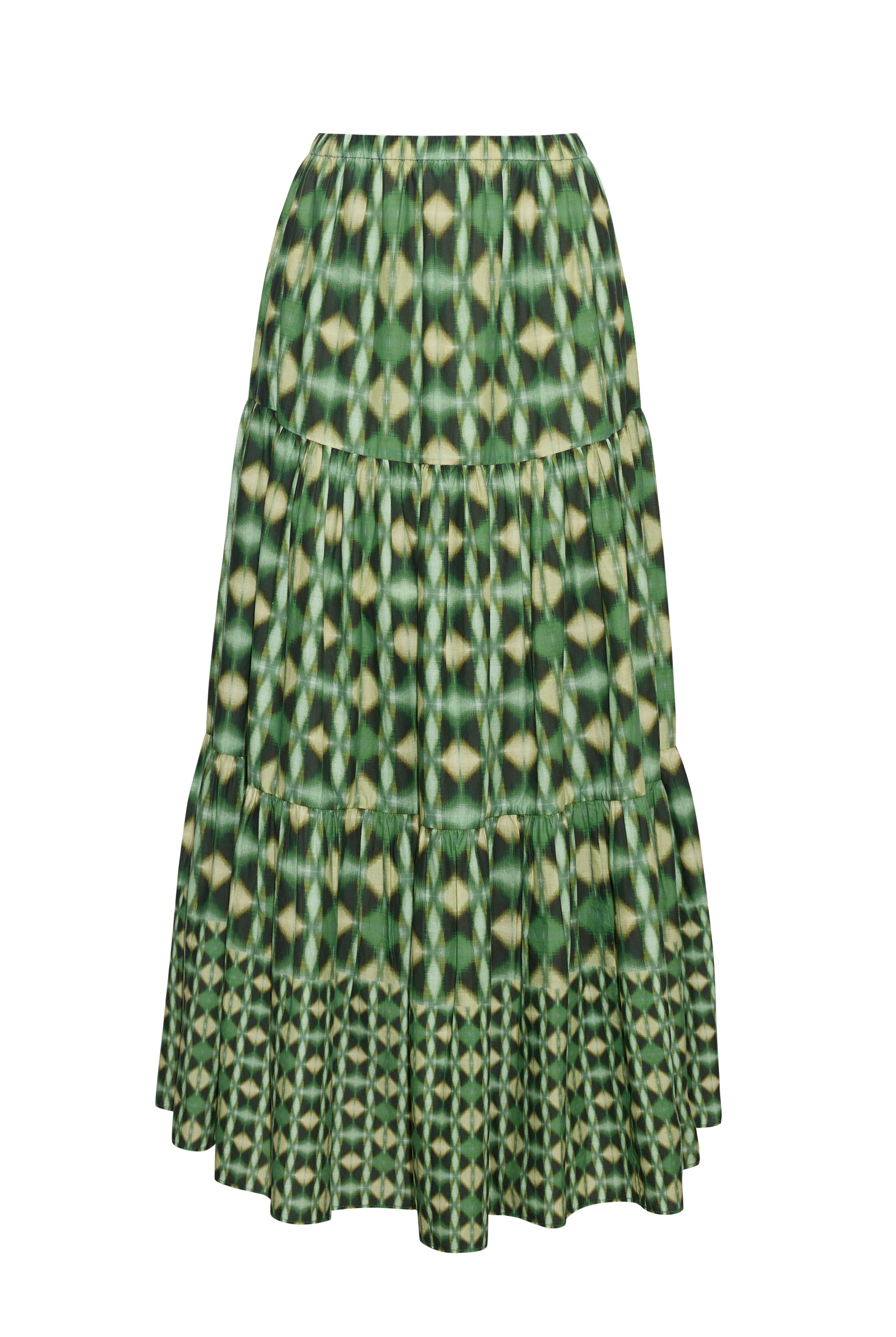 Melanie Skirt in Ashford Geo Moss