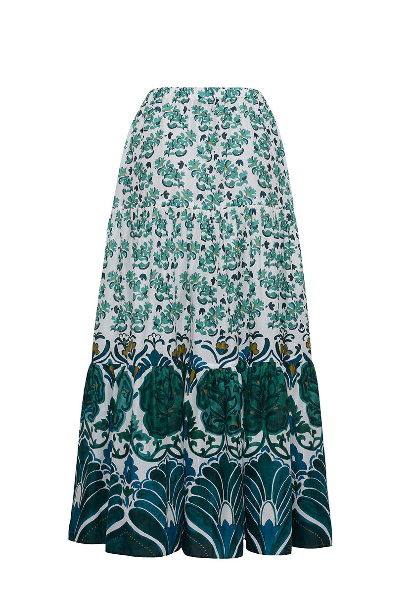 Melanie Skirt in Samara Green
