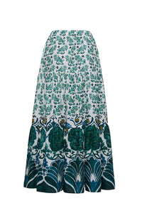 Melanie Skirt in Samara Green