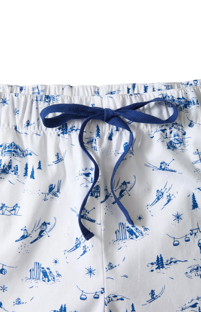 Men’s Twill Pajama Pants in Chalet Toile