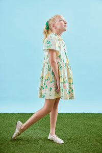 Kids Merritt Dress, in Garden Rose Peony.