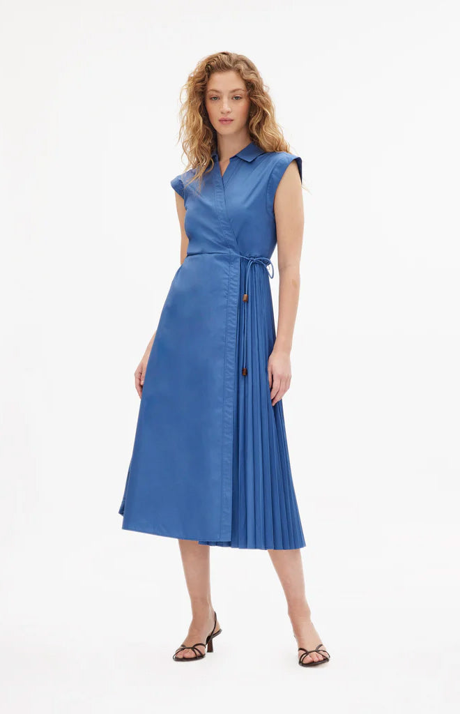 Midi Shivon Dress in French Blue