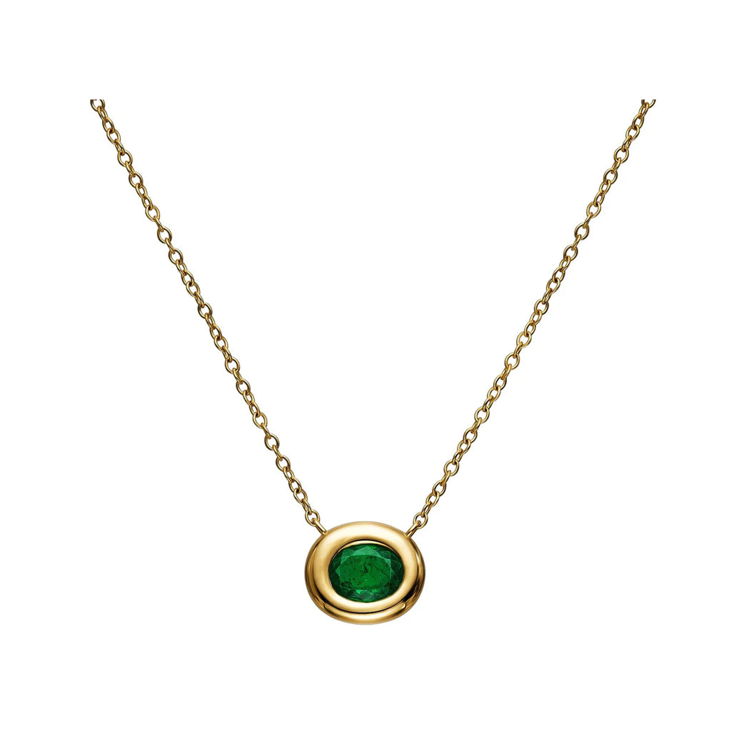 Midori Emerald Pendant Necklace