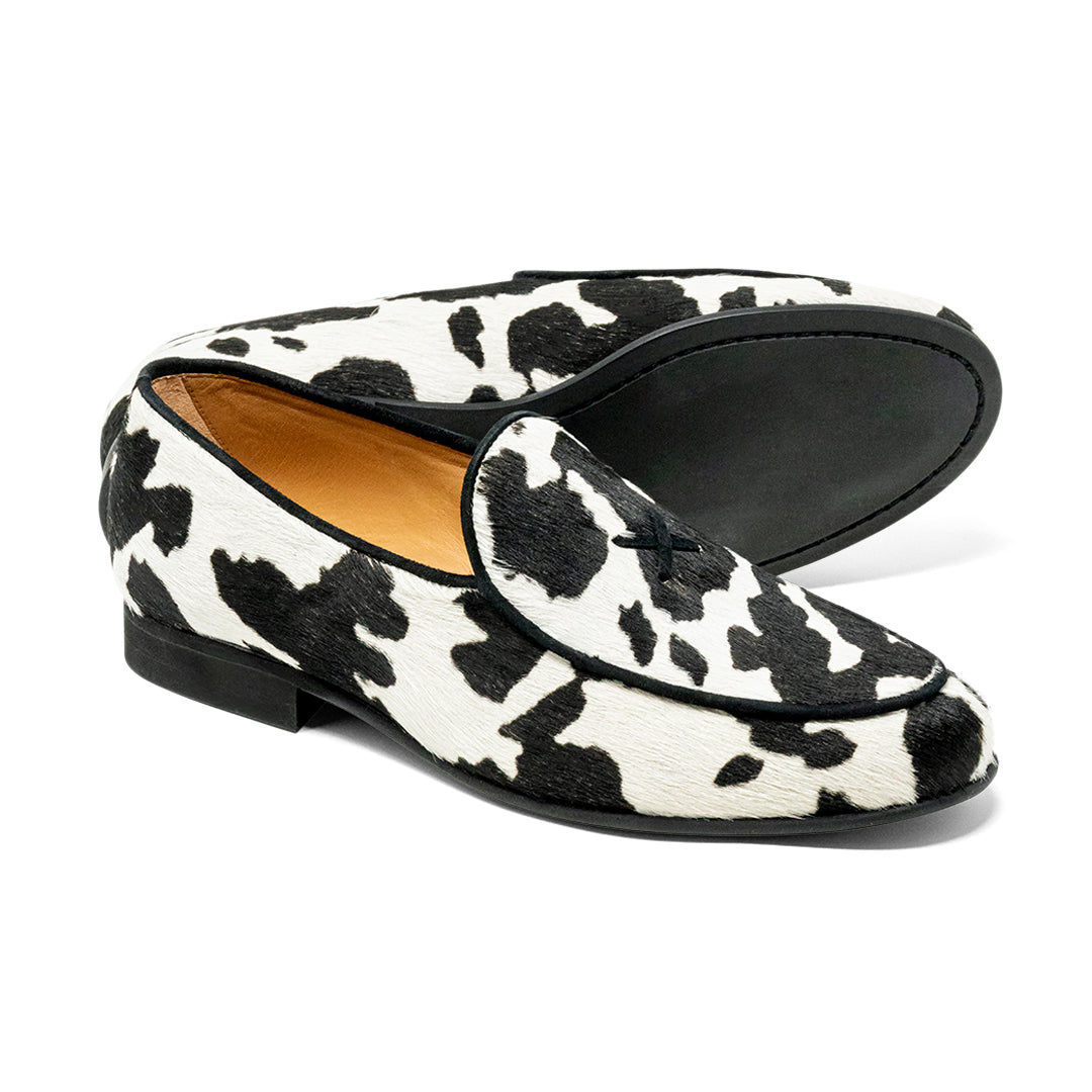 Women's Cow Print Milano Loafer