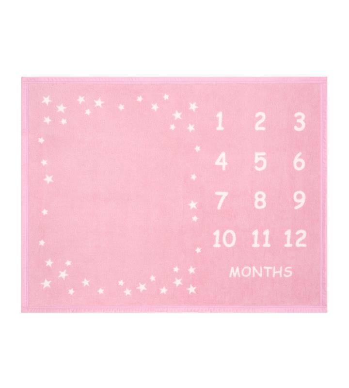 Milestone Mini Blush Blanket