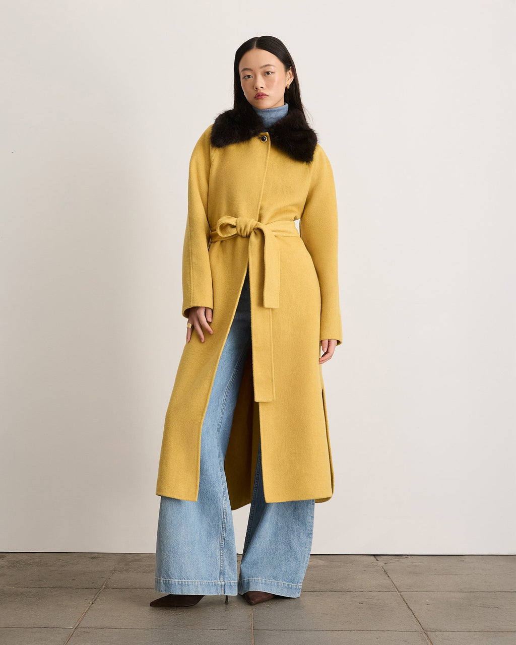 Milla Coat in Wheat