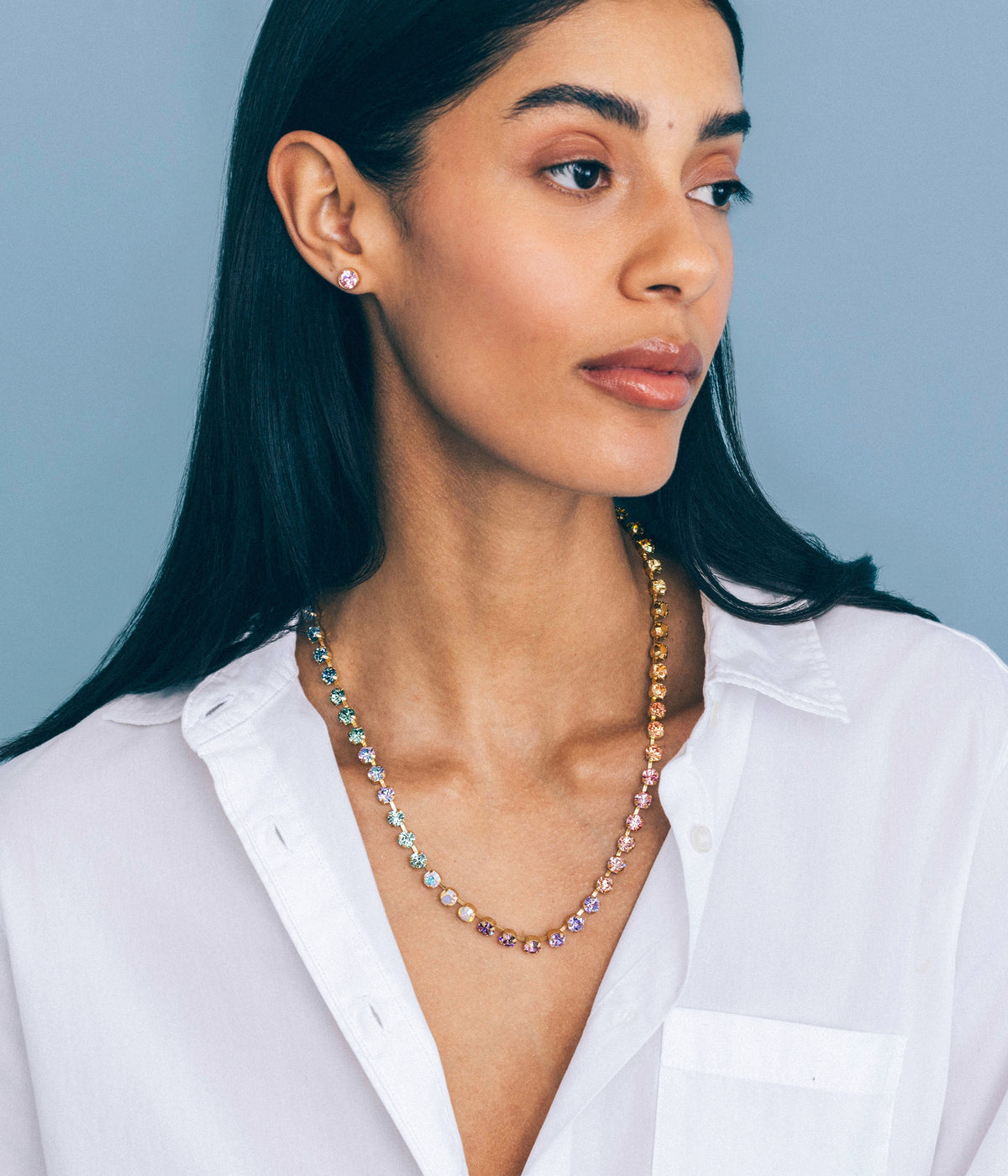 Milly Slider Necklace in Daydreamer Ombré - Loren Hope