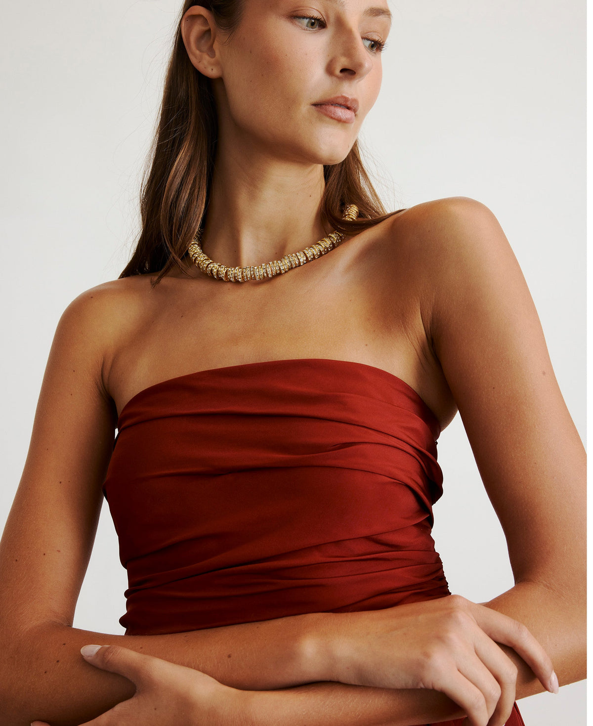 Mina Dress in Smoked Paprika