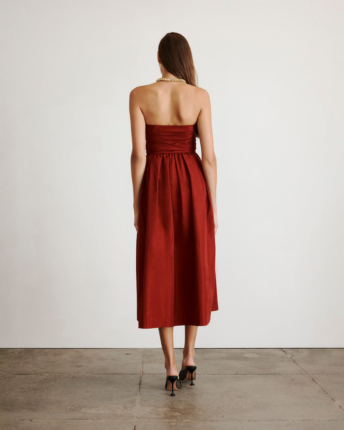 Mina Dress in Smoked Paprika