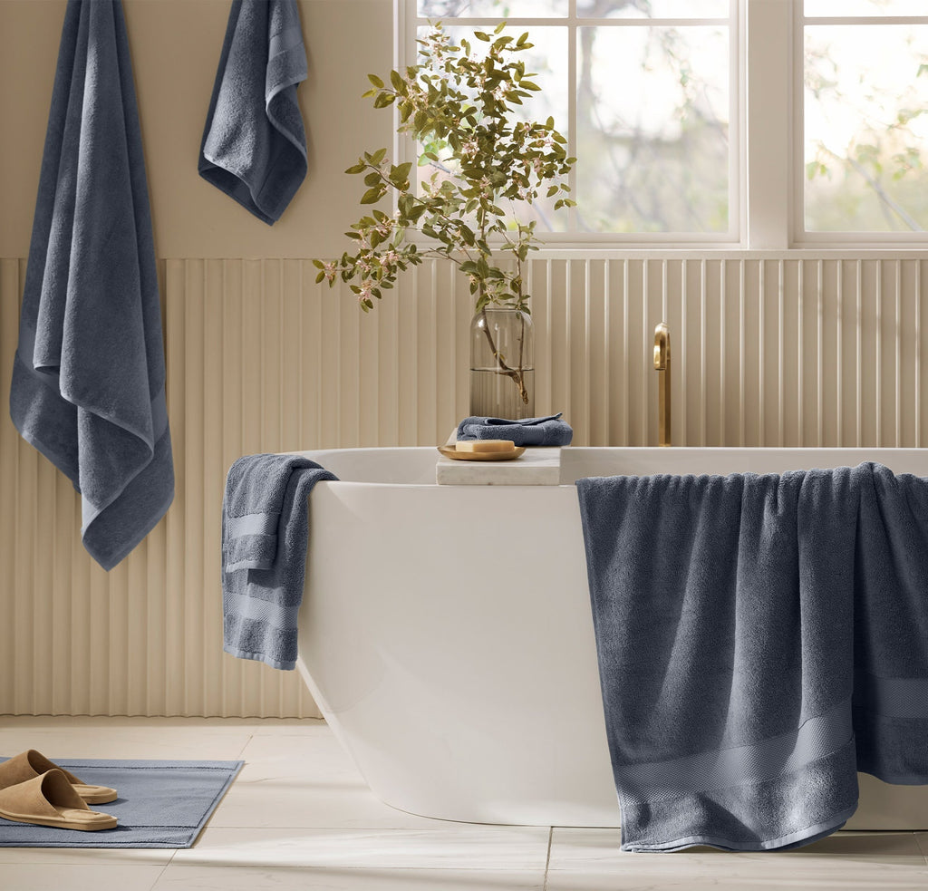 Plush Bath Sheet Set in Mineral