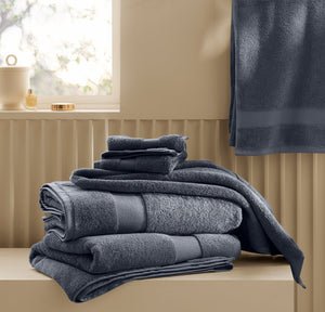 Plush Bath Towel Set in Mineral