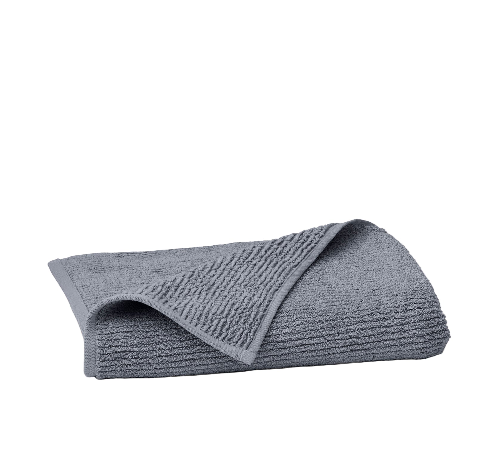 Turkish Ribbed Bath Towel in Mineral