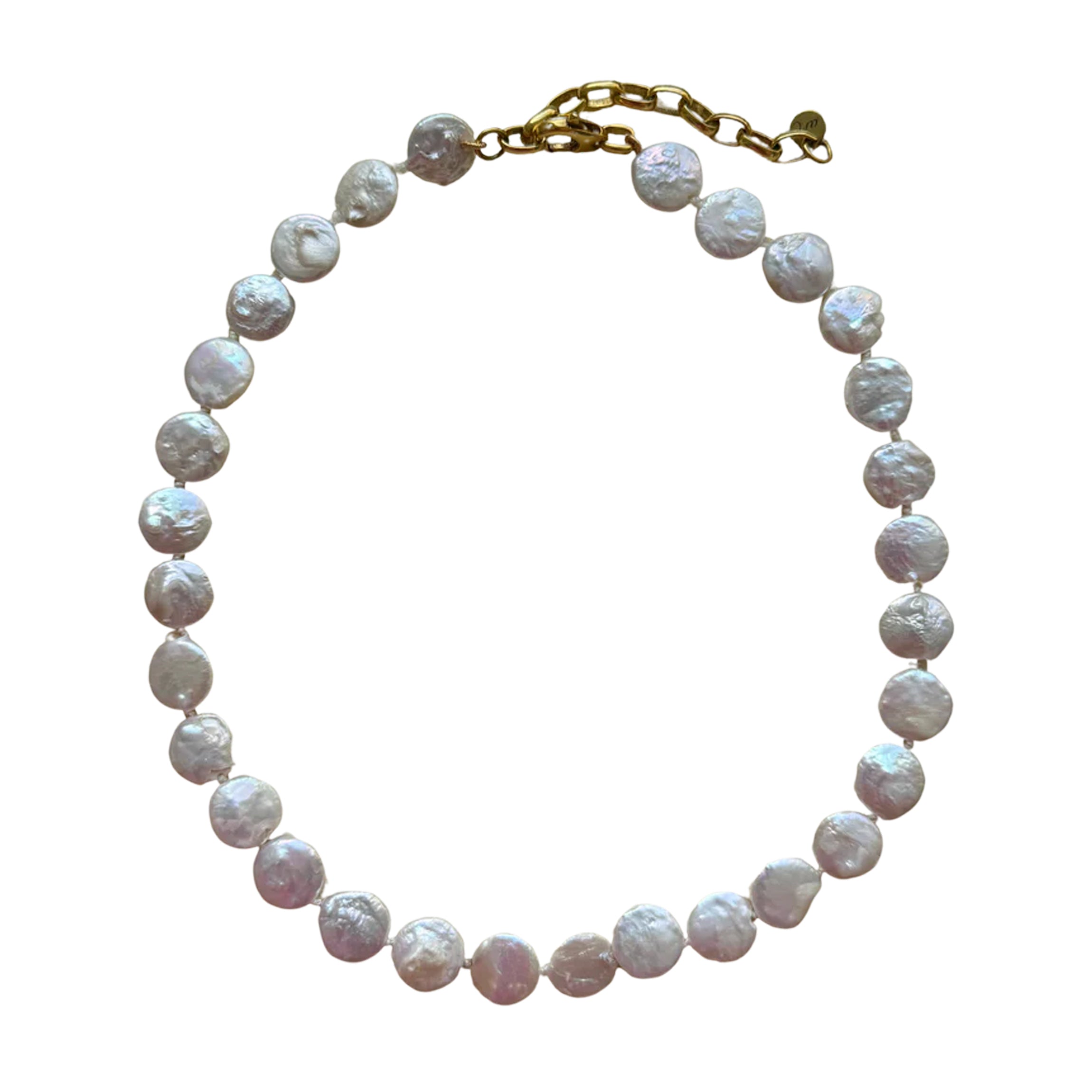 Mini Coin Pearl Necklace