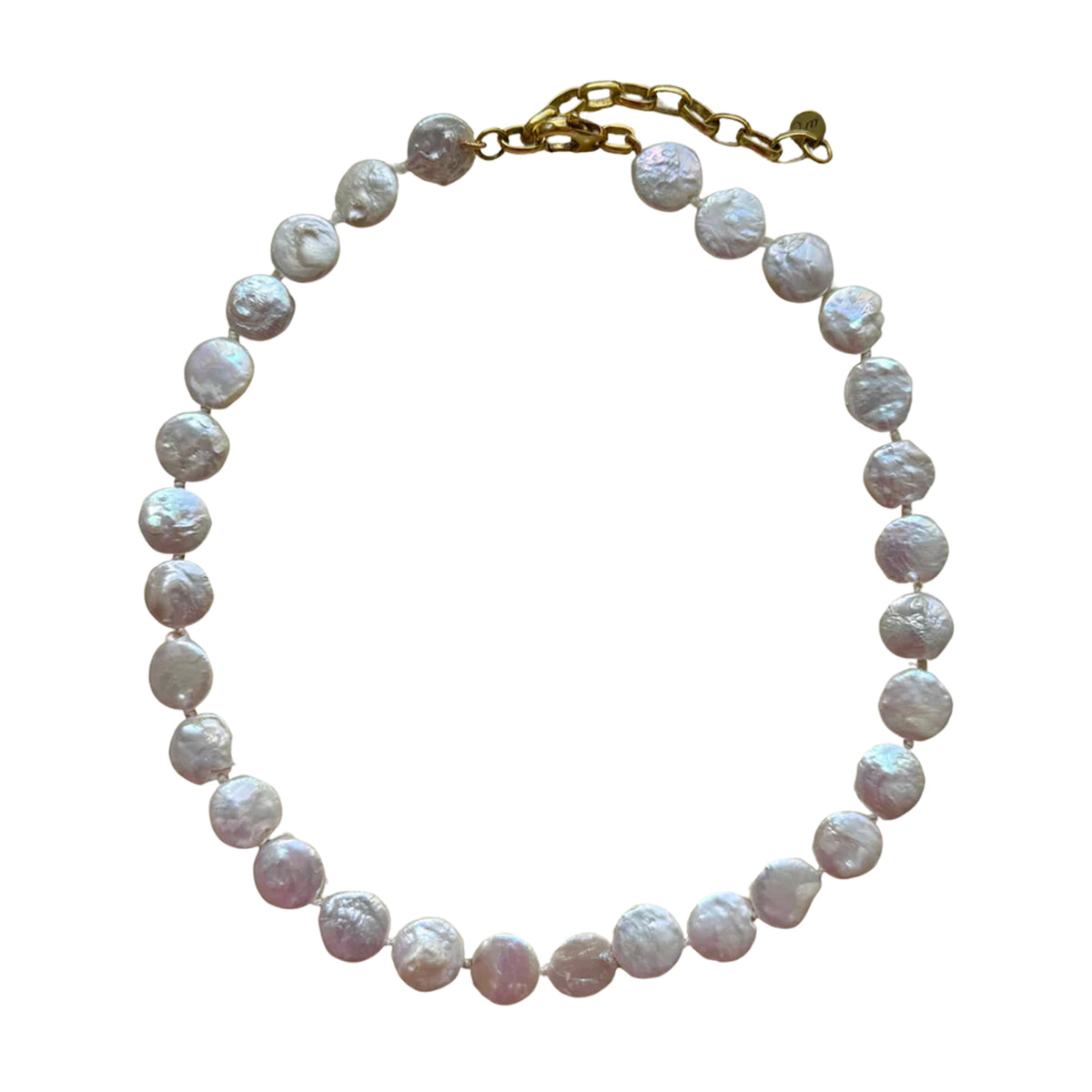 Mini Coin Pearl Necklace