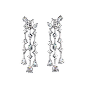 Mini Diamond Chandelier Earrings